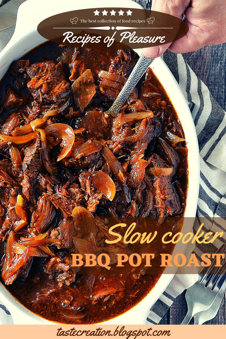 SLOW COOKER BBQ POT ROAST