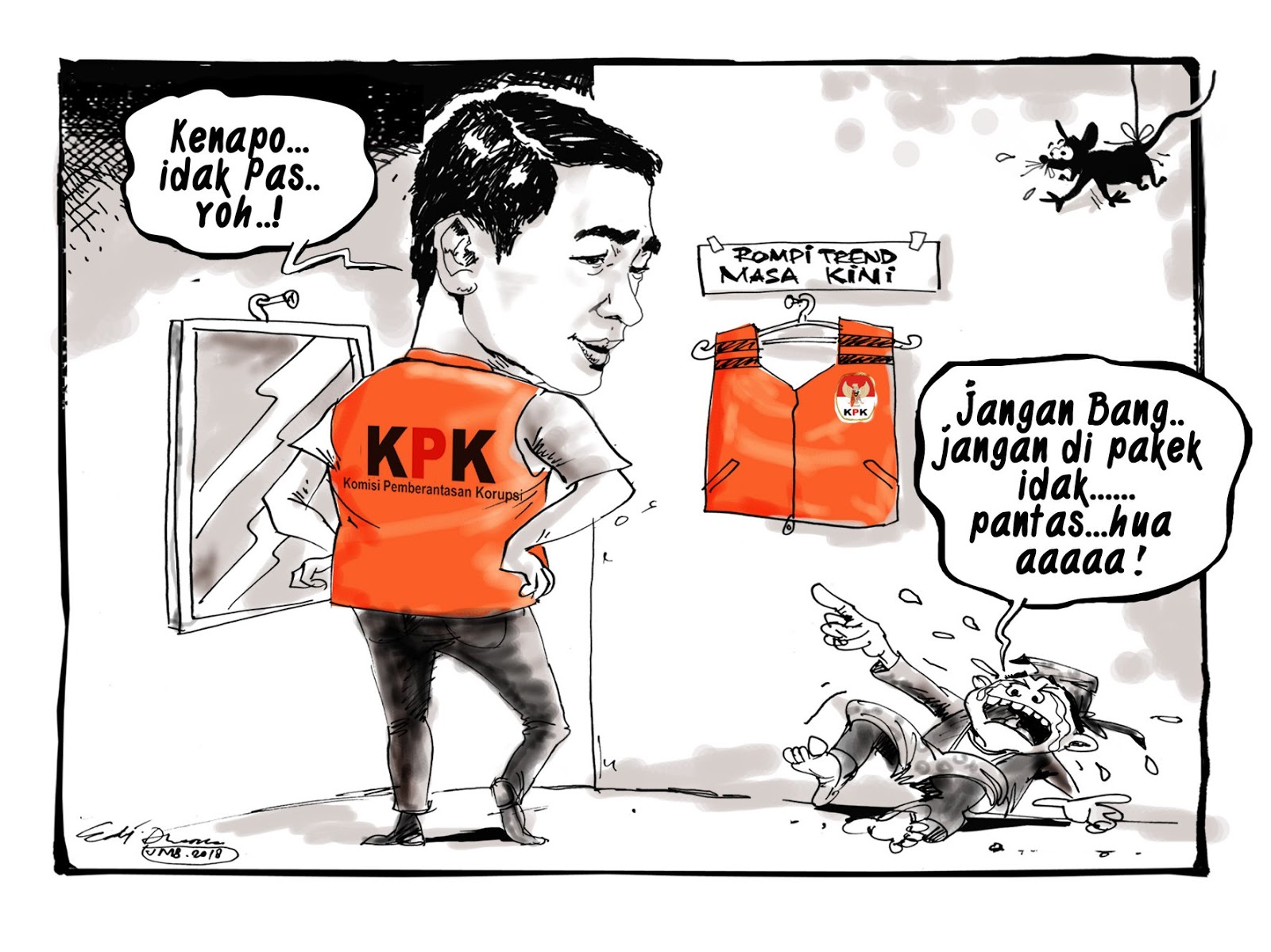 +80 Gambar Karikatur Anti Korupsi | Karitur
