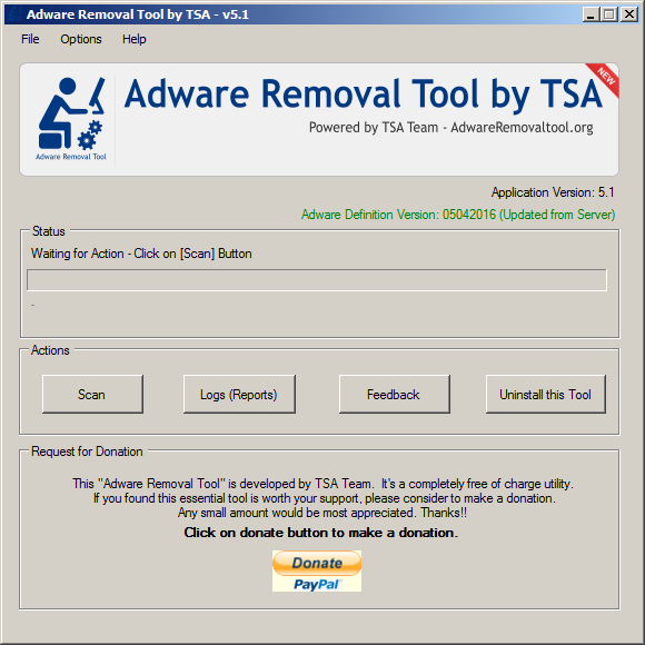 حذف التطبيقات الضارة الموجودة على الكمبيوتر مع ADWARE REMOVAL TOOL