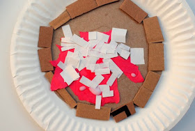Cardboard Cereal Box Pizza Art and Craft Project for Kids