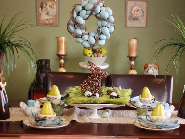 decorar mesa páscoa