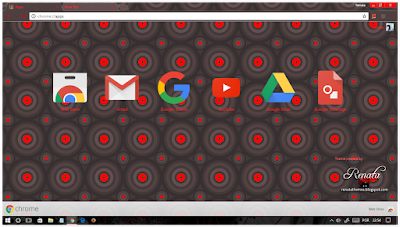 Modern Circles of Art Google Chrome theme