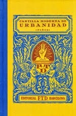 CARTILLA MODERNA DE URBANIDAD- Niños-1929-Reedición