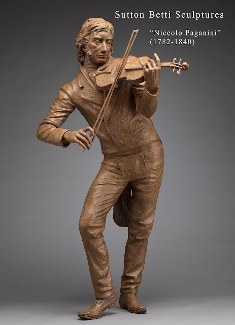 Paganini sculpture by Sutton Betti