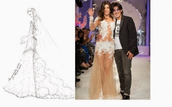 Abito Sposa Elisabetta Canalis 2025