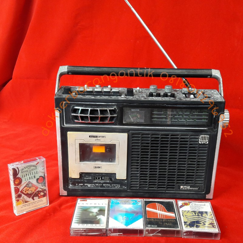 Dokter Barang Antik Radio Kaset Radio Tape JVC jadul lama antik 1970