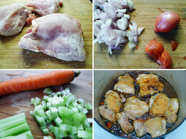 Cooking Weekends Chicken Braised in Wine & Vinegar