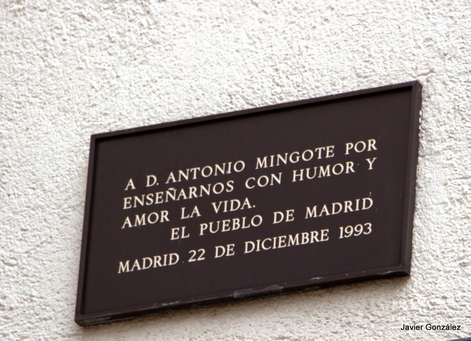Antonio Mingote. Dibujos en una casa de Madrid
