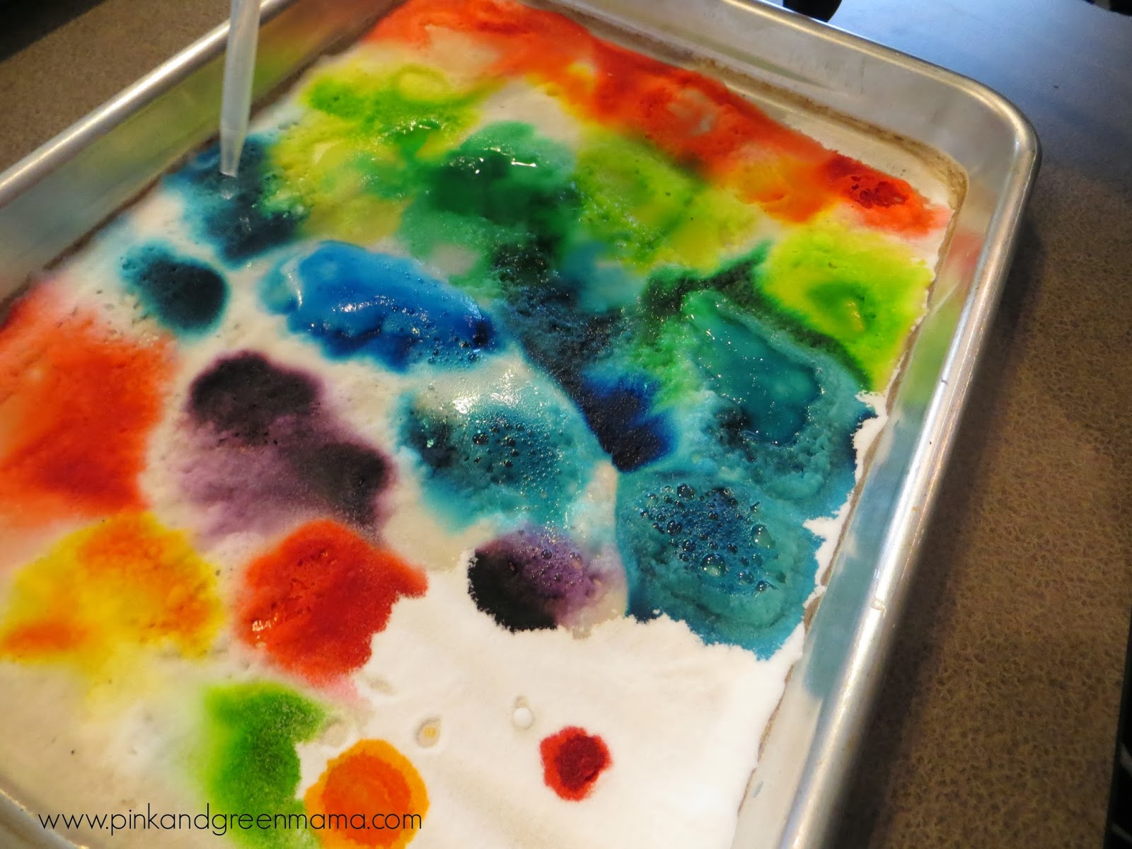 Pink and Green Mama: Kitchen Counter Science With Kids: Rainbow Baking ...