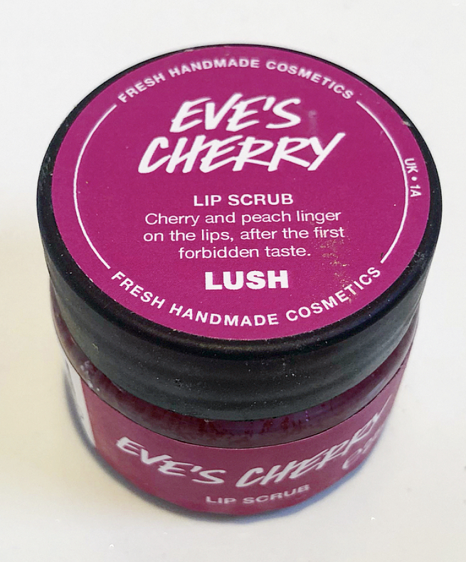 All Things Lush UK Eve's Cherry Lip Scrub