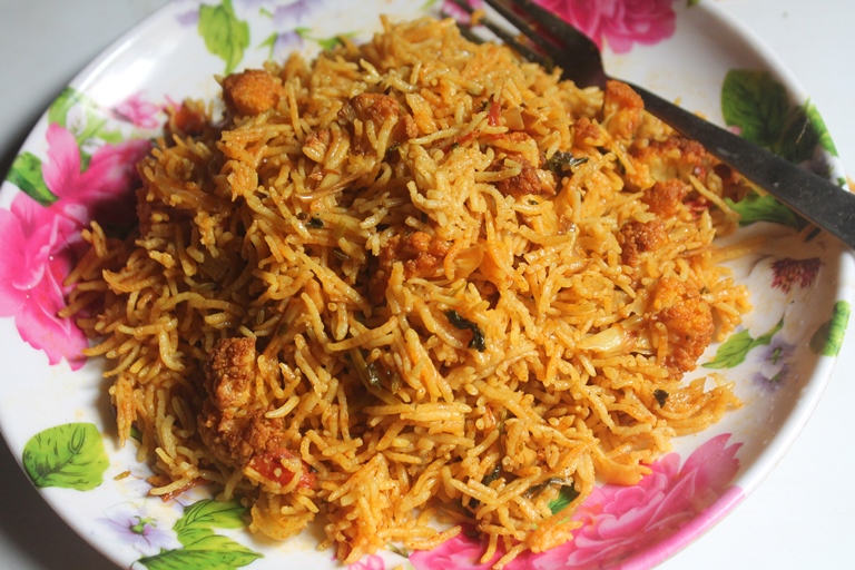 Cauliflower Biryani Recipe Gobi Biryani Recipe Yummy Tummy