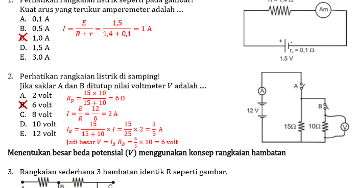 Contoh Soal Menghitung Rekening Listrik