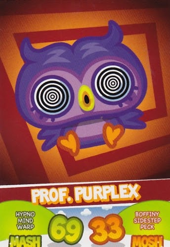 Moshi Monsters Trading Cards Guide Moshi Monster Prof Purplex Moshi Monsters Trading Cards Guide Moshi Monster Prof Purplex