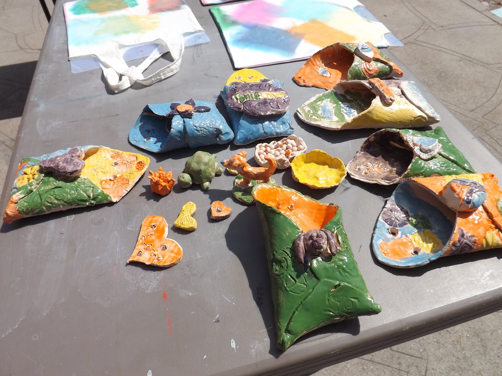 Bella the Dog Spanish Village Art Center in Balboa Park SUMMER CAMP