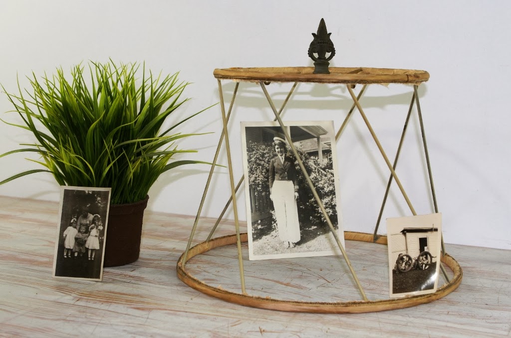 Vintage Diana: Repurposing and Decorating with Vintage Lampshade Frames