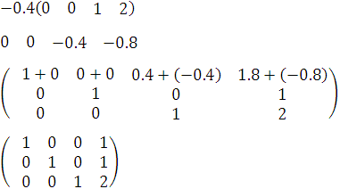paso 6 para resolver un sistema de ecuaciones en tres variables con el método gauss-joran