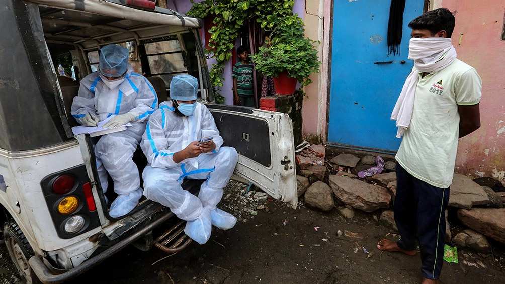 India registra un récord mundial: 78.761 nuevos casos en un día India registra un récord mundial: 78.761 nuevos casos en un día