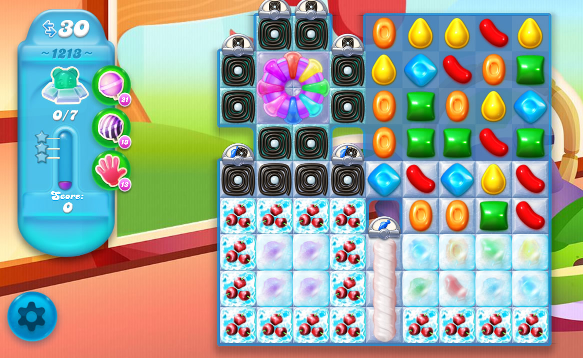 Candy Crush Soda Saga level 1213 Candy Crush Soda Saga level 1213