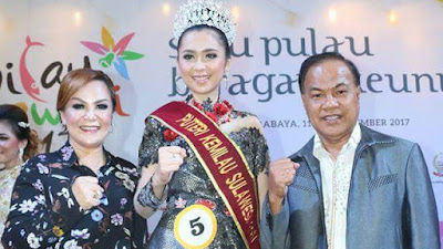 Gabrielle Mandolang Sabet Putri Kemilau Sulawesi 2017