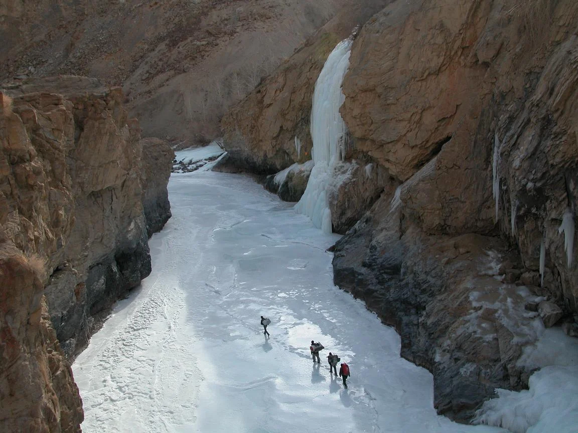 Frozen river Chadar trek