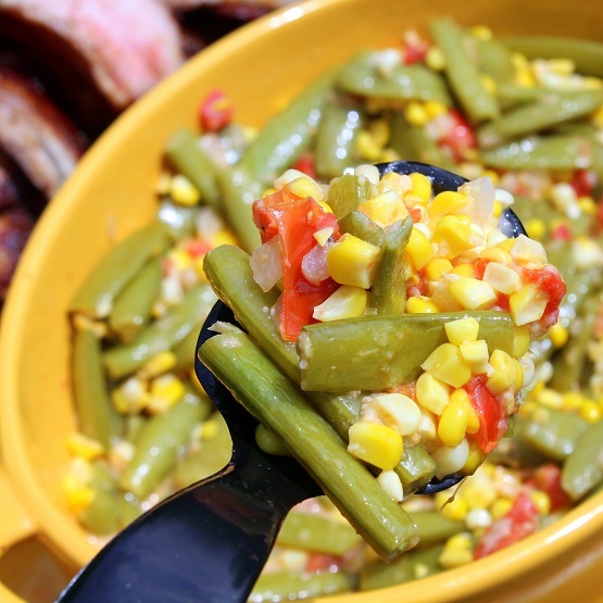 52 Ways to Cook Creamed Corn Succotash with Sugar Snap Peas 52