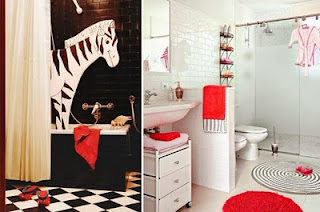Decoración de baños para niños - Colores en Casa