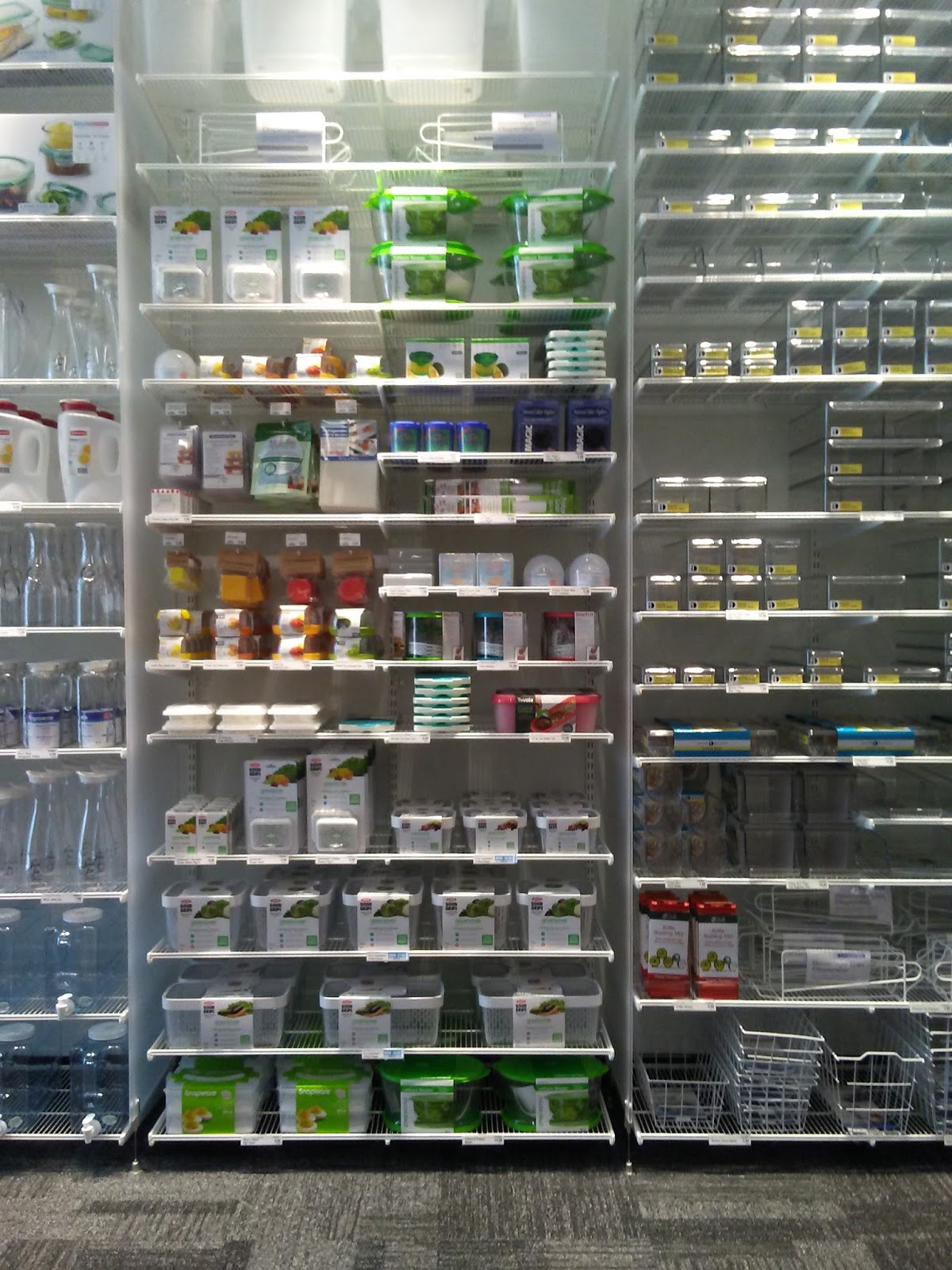 These are just some of the many, many aisles of the store.