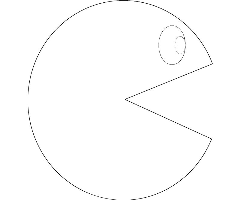 pac man coloring pages you can print - photo #30