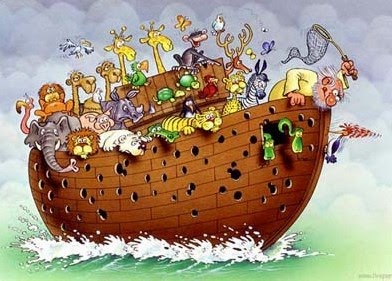 Noah's ark woodpecker cartoon picture