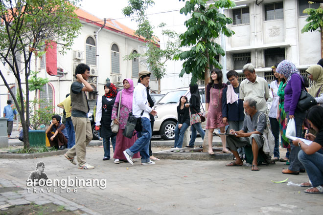 pelukis jalanan museum fatahillah jakarta