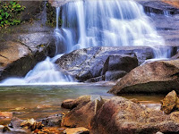Telaga Tujuh Waterfall, Langkawi in Malaysia Telaga Tujuh Waterfall, Langkawi in Malaysia