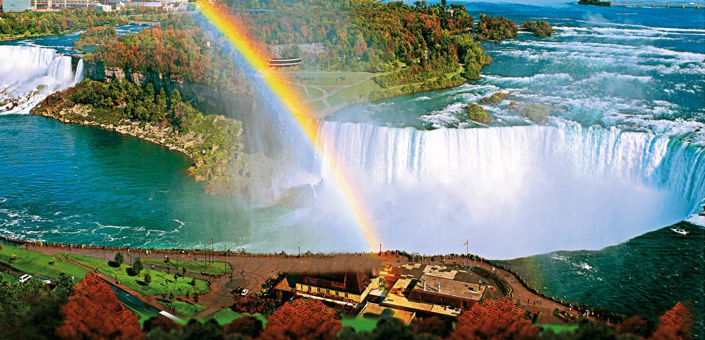 Niagara Falls (air terjun Niagara) Niagara Falls (air terjun Niagara) adalah air terjun di sungai Niagara