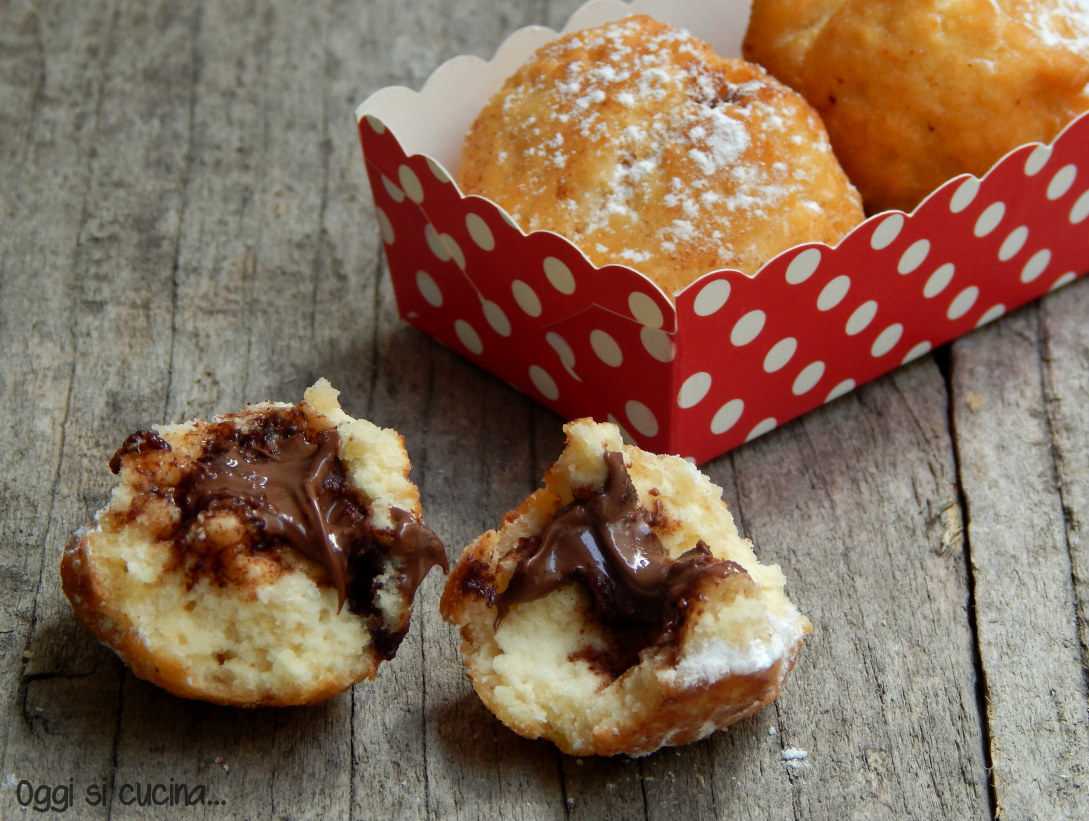 Ricetta Castagnole Ripiene Alla Nutella Con Il Bimby Tm5