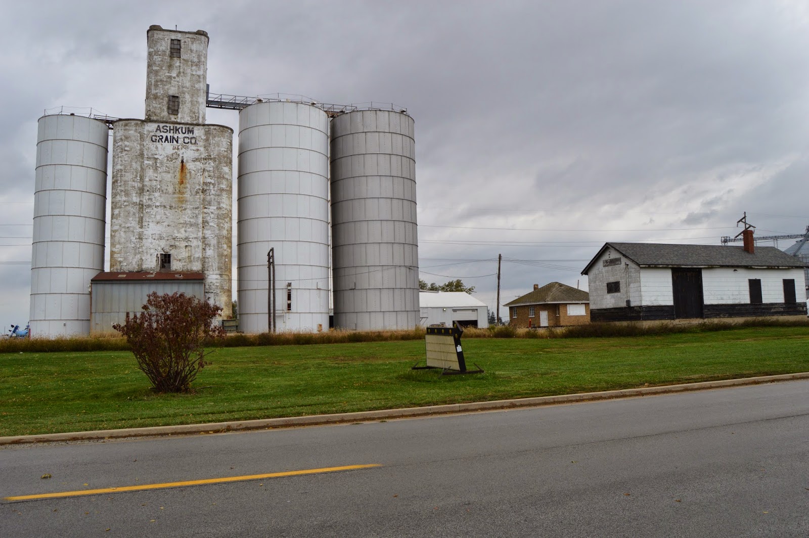 Industrial History Grain Elevator Ashkum, IL
