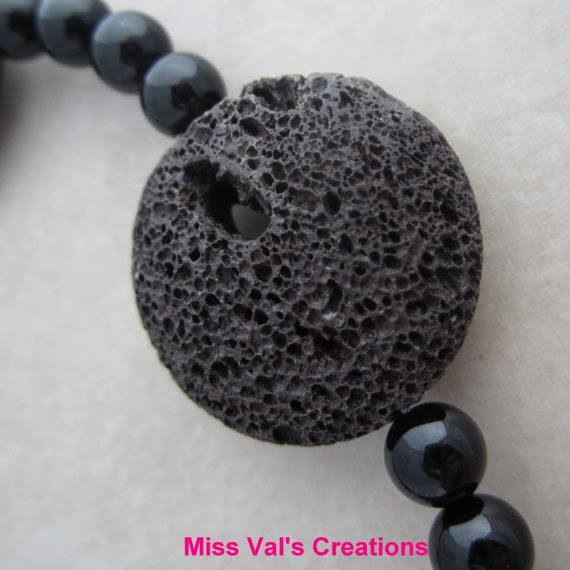 Miss Val's Creations The Kitchen Imp and a Lava Stone Necklace
