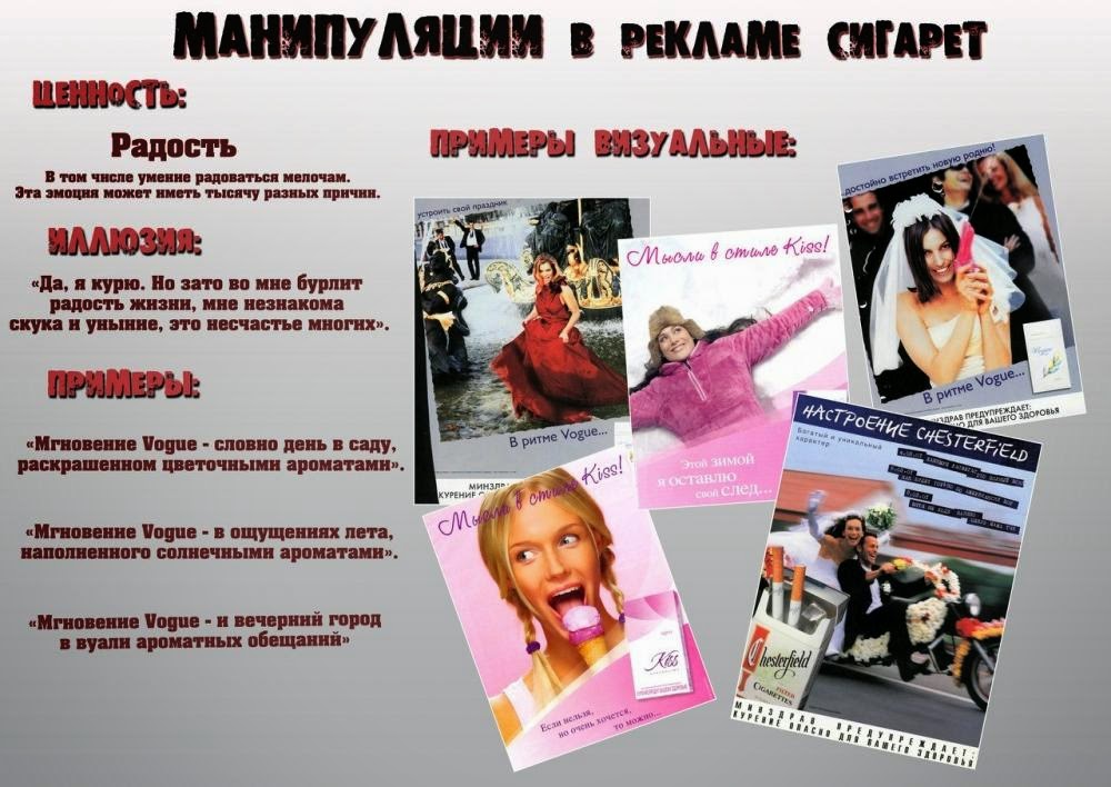 Пример манипуляции при общении в социальных