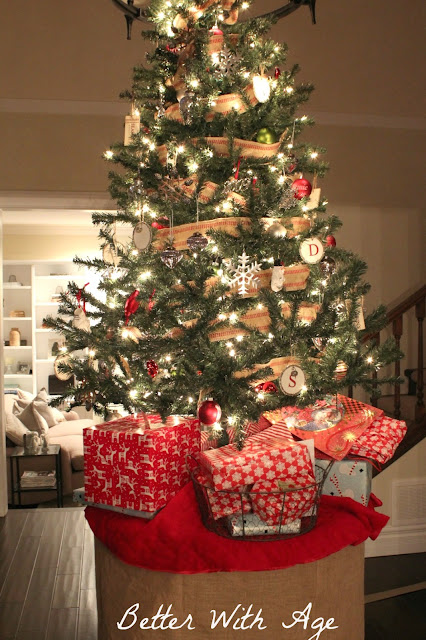 Two Christmas trees www.somuchbetterwithage.com Two Christmas trees www.somuchbetterwithage.com