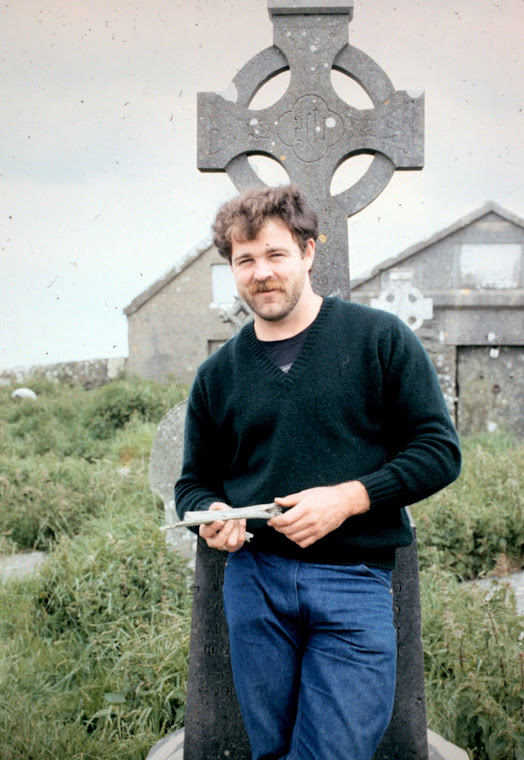 Kevin J. O'Brien in Killernan Graveyard, County Clare, Ireland June 1981
