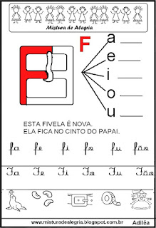 cartilha Livro Mistura de Alegria para alfabetização