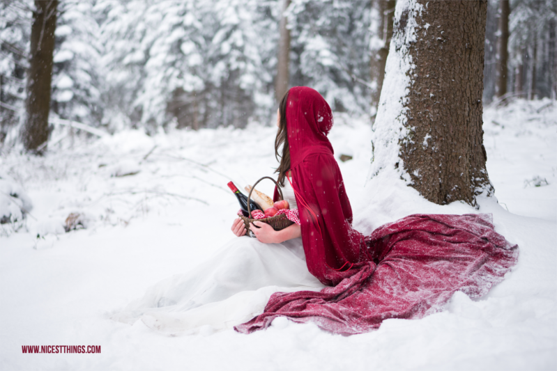 Märchenshooting Rotkäppchen im Schnee