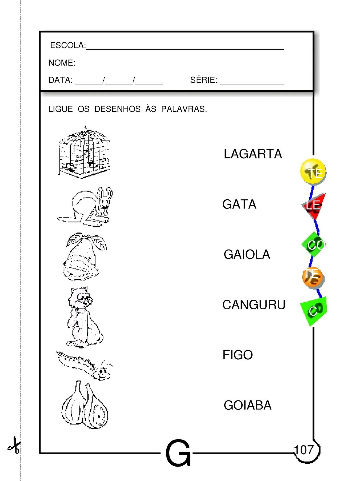 Atividades Com A Letra G Ensino Fundamental Anos Iniciais