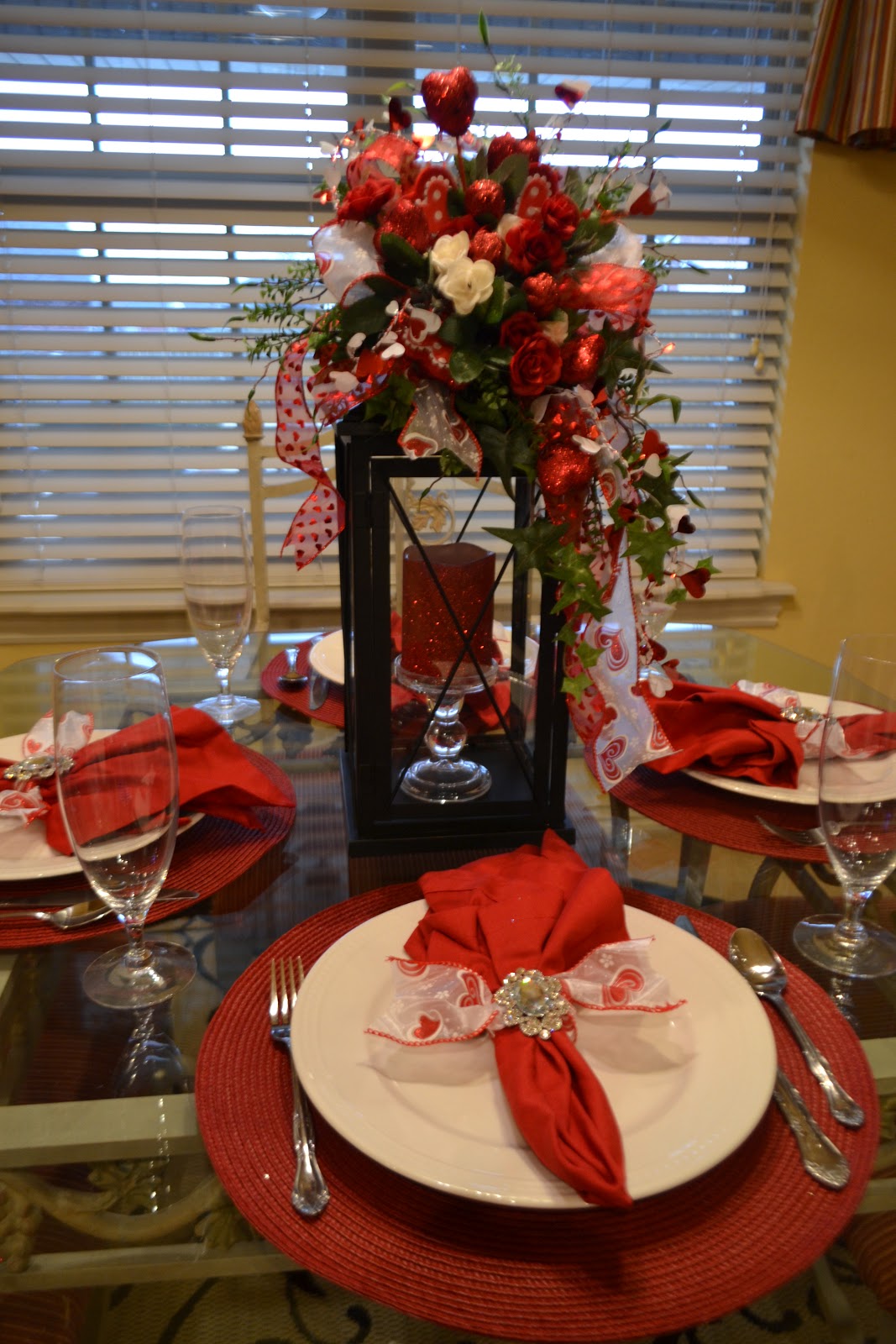 Hi Everyone! I thought I would share a little Valentine decor with you