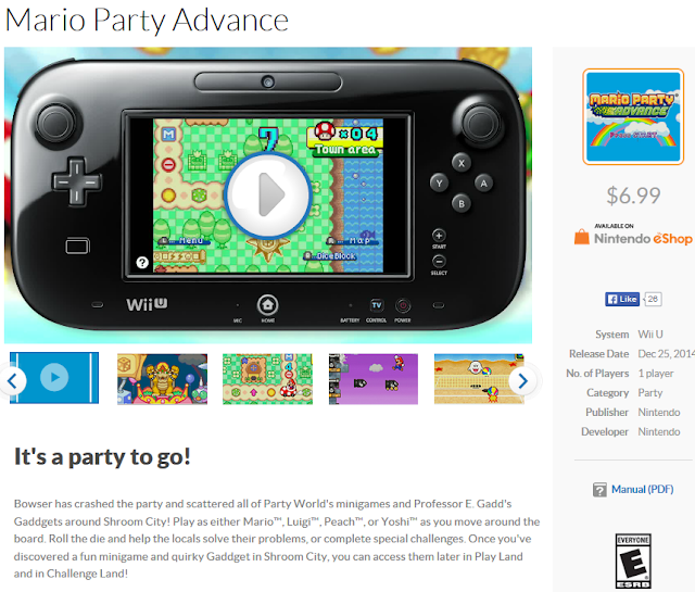 Mario Party Advance is a Party game Mario Party Advance Nintendo.com category genre