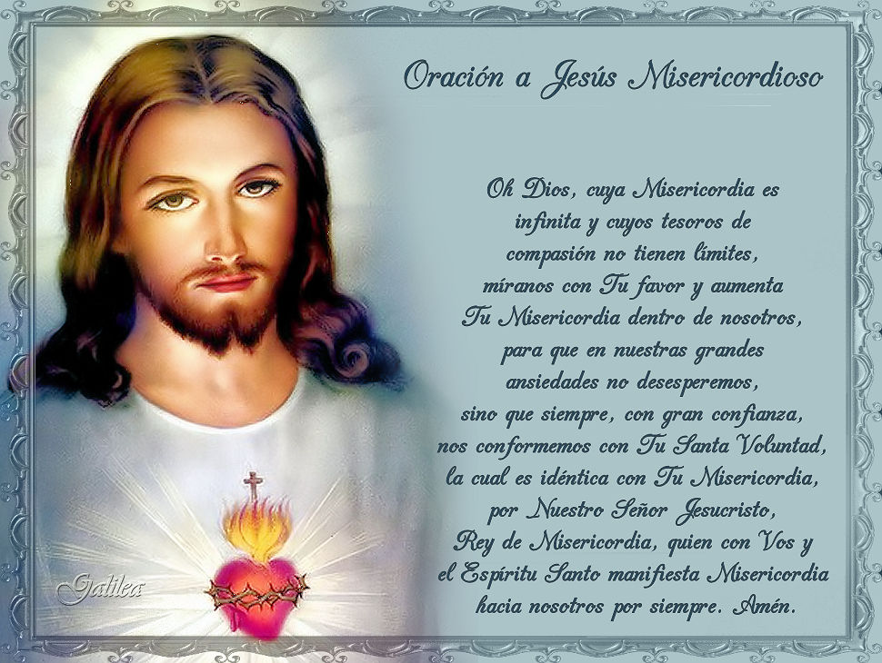 Corazón de Jesús en Vos Confío Oración a Jesús Misericordioso