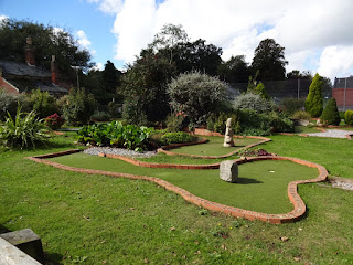 Mini Golf course at Puckpool Park on the Isle of Wight