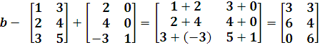 suma de dos matrices