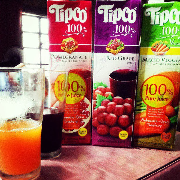 Tipco 100% Juices by Del Monte