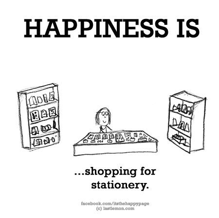 what would hannah wear happiness is shopping for stationery