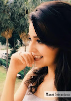 divya drishti serial actress mansi srivastava hot photo, too much beautiful side face image with heart touching smile