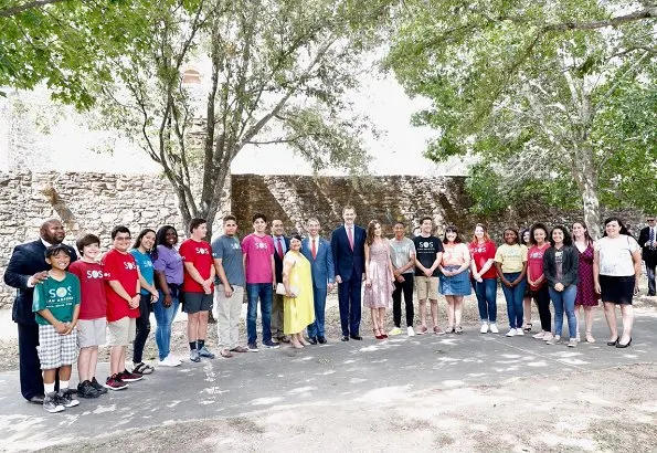 San Antonio city of Texas state, celebrates 300th anniversary of its establishment. Mayor Ron Nirenberg. Queen Letizia wore LODI pumps